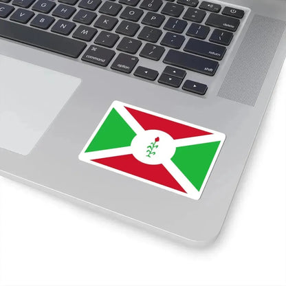 Flag of Burundi 1966-1967 (Burundi) STICKER Vinyl Kiss-Cut Decal - The Sticker Space
