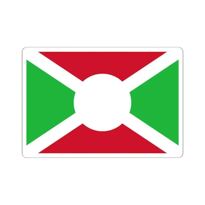 Flag of Burundi 1966 (Burundi) STICKER Vinyl Kiss-Cut Decal 6 Inch White - The Sticker Space