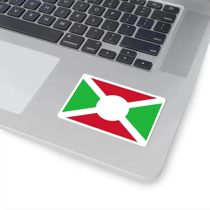 Flag of Burundi 1966 (Burundi) STICKER Vinyl Kiss-Cut Decal - The Sticker Space