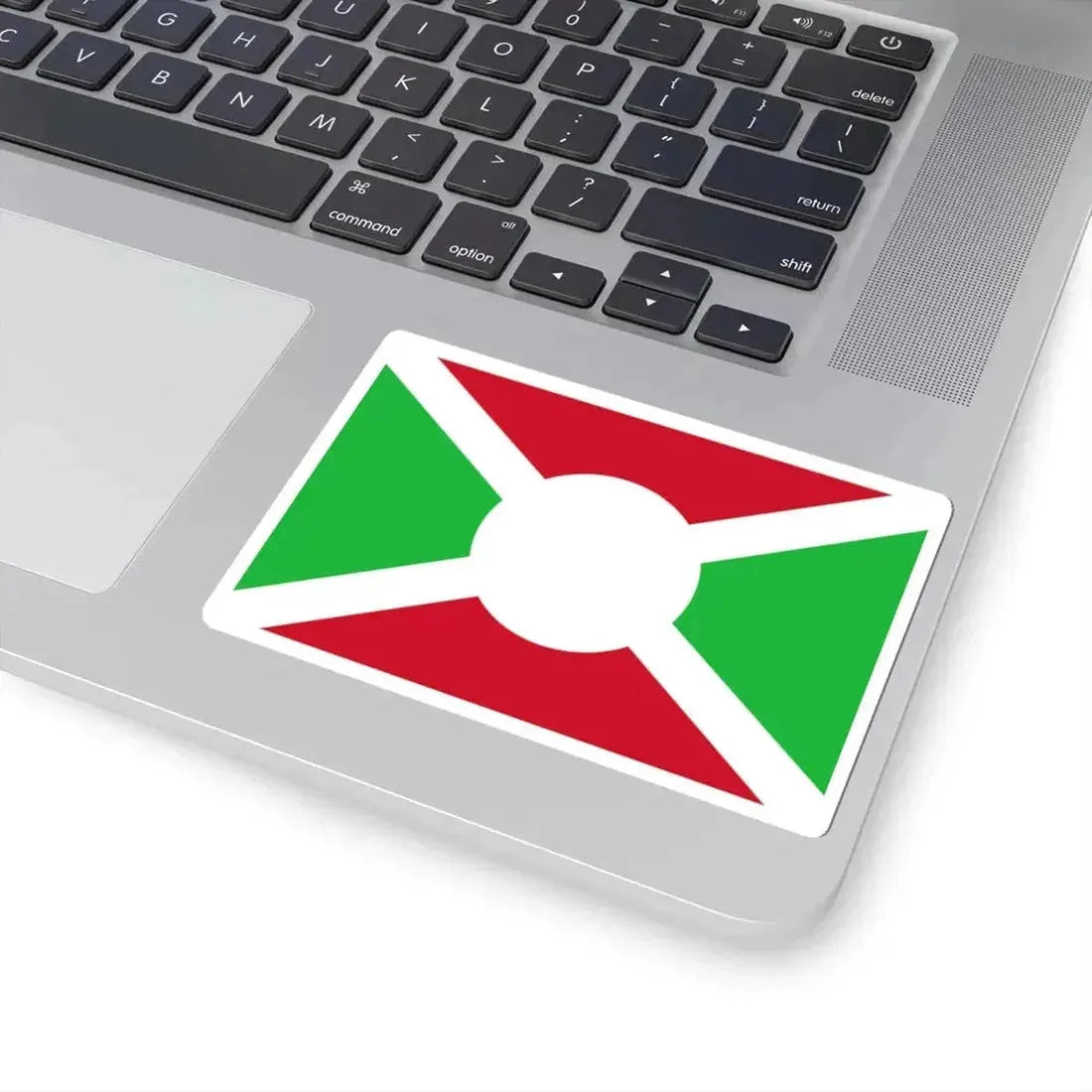 Flag of Burundi 1966 (Burundi) STICKER Vinyl Kiss-Cut Decal - The Sticker Space