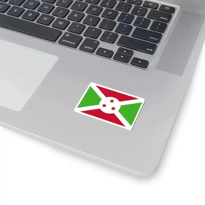 Flag of Burundi 1967-1982 (Burundi) STICKER Vinyl Kiss-Cut Decal - The Sticker Space