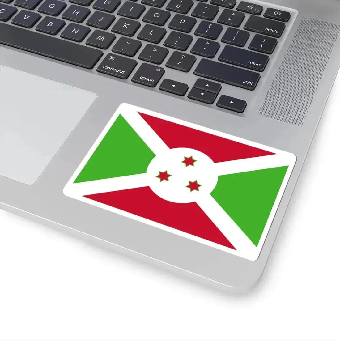 Flag of Burundi 1967-1982 (Burundi) STICKER Vinyl Kiss-Cut Decal - The Sticker Space