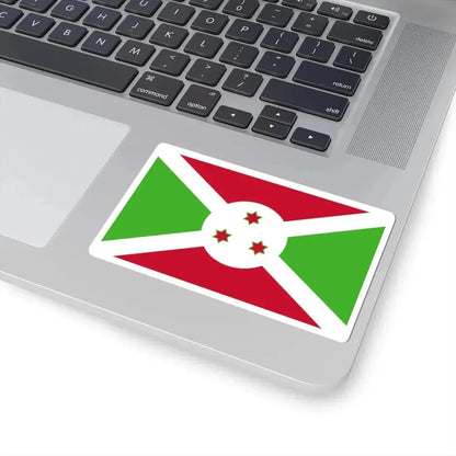Flag of Burundi (Burundi) STICKER Vinyl Kiss-Cut Decal - The Sticker Space