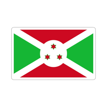 Flag of Burundi STICKER Vinyl Die-Cut Decal-3 Inch-The Sticker Space