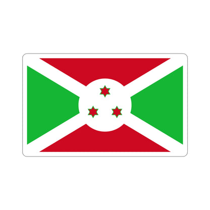 Flag of Burundi STICKER Vinyl Die-Cut Decal-4 Inch-The Sticker Space