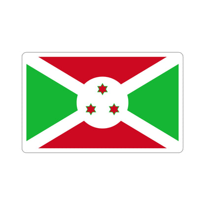 Flag of Burundi STICKER Vinyl Die-Cut Decal-5 Inch-The Sticker Space