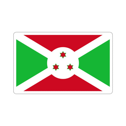 Flag of Burundi STICKER Vinyl Die-Cut Decal-6 Inch-The Sticker Space