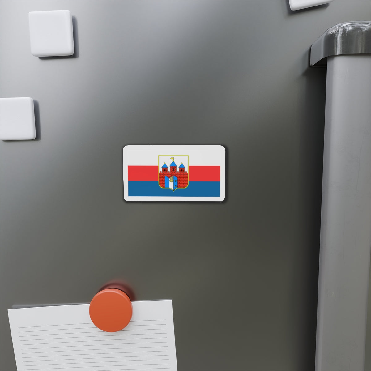 Flag of Bydgoszcz Poland - Die-Cut Magnet-The Sticker Space