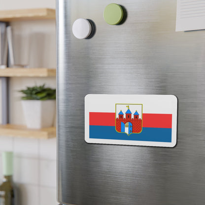 Flag of Bydgoszcz Poland - Die-Cut Magnet-The Sticker Space