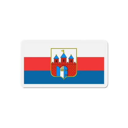 Flag of Bydgoszcz Poland - Refrigerator Magnet 6 Inch - The Sticker Space