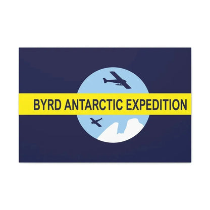 Flag of Byrd's Second Antarctic Expedition - Canvas Wall Art 30" x 20" 1.25" - The Sticker Space