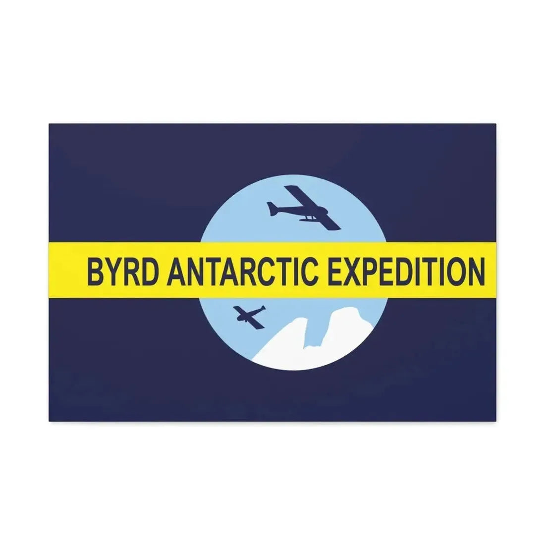 Flag of Byrd's Second Antarctic Expedition - Canvas Wall Art - The Sticker Space