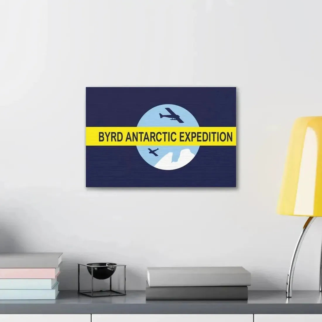 Flag of Byrd's Second Antarctic Expedition - Canvas Wall Art - The Sticker Space
