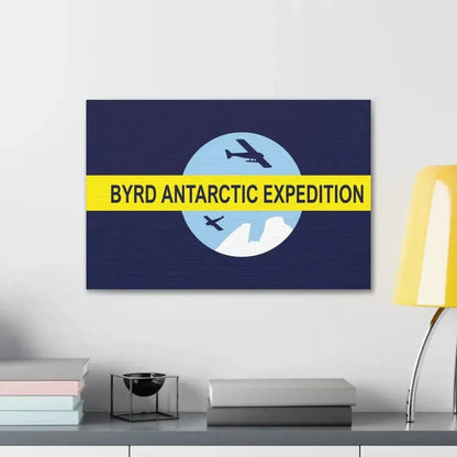 Flag of Byrd's Second Antarctic Expedition - Canvas Wall Art - The Sticker Space