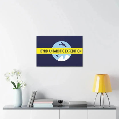 Flag of Byrd's Second Antarctic Expedition - Canvas Wall Art - The Sticker Space