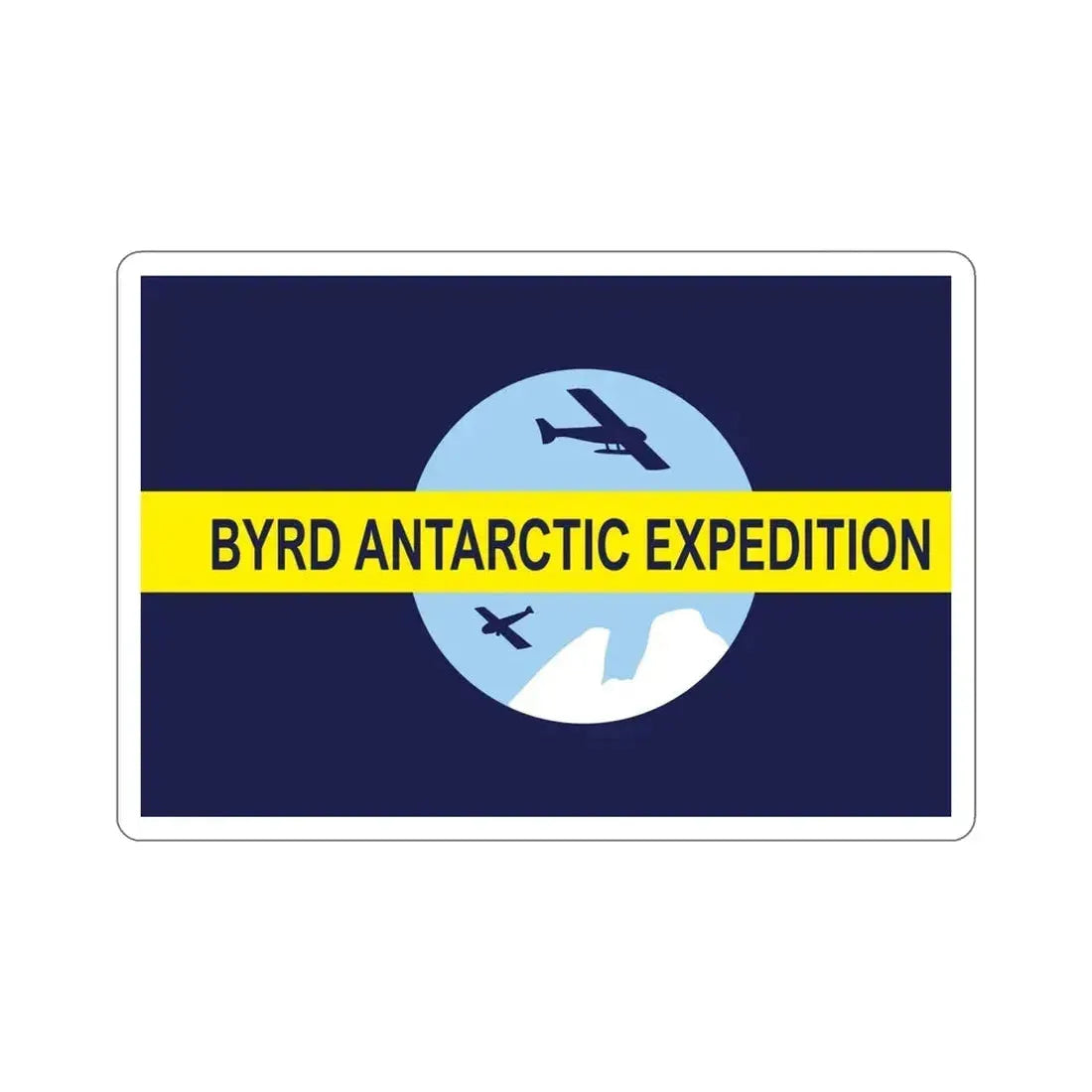 Flag of Byrd's Second Antarctic Expedition STICKER Vinyl Die-Cut Decal 6 Inch - The Sticker Space