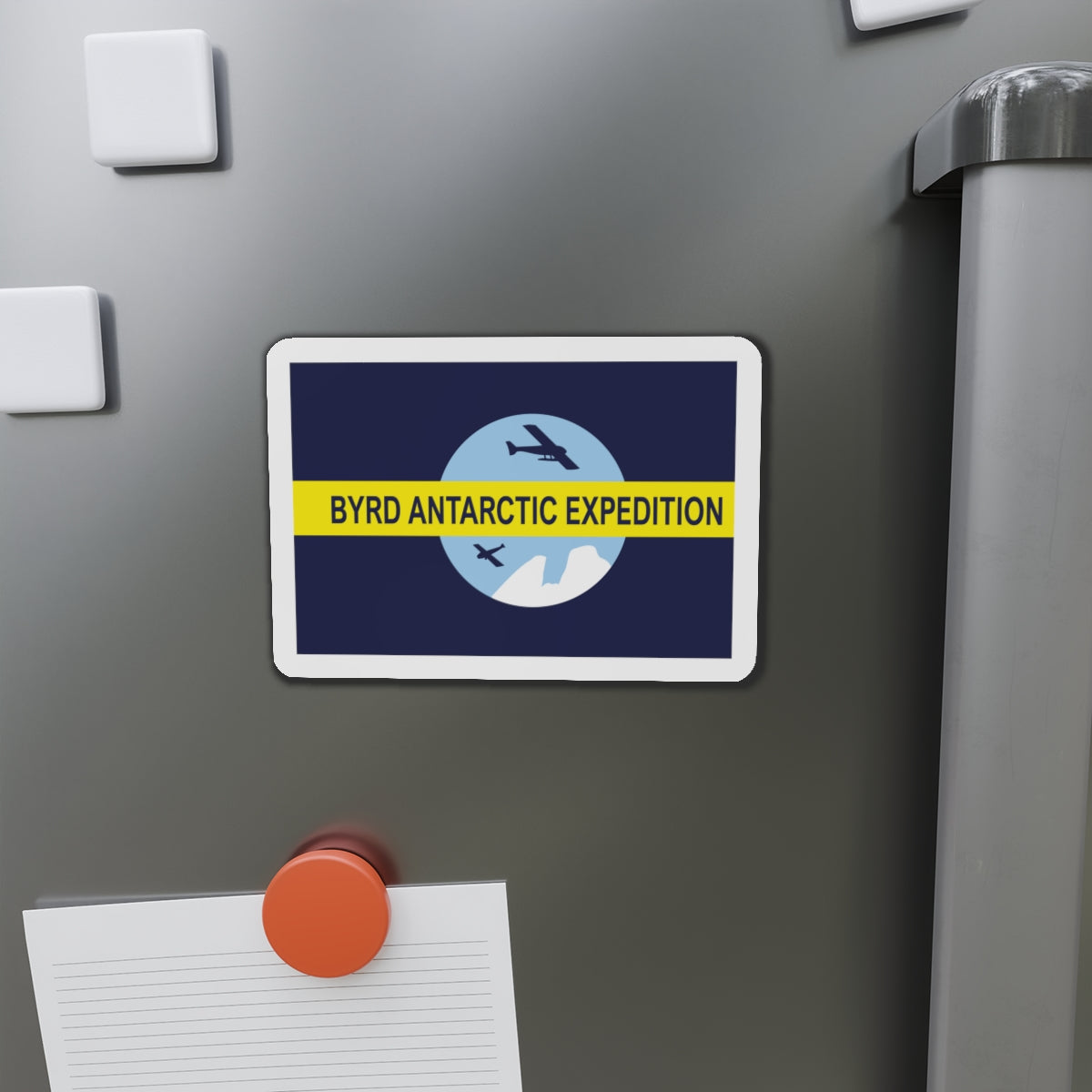 Flag of Byrd's Second Antarctic Expedition - Die-Cut Magnet-The Sticker Space