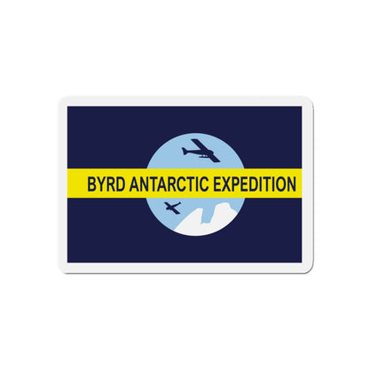 Flag of Byrd's Second Antarctic Expedition - Die-Cut Magnet-5" x 5"-The Sticker Space