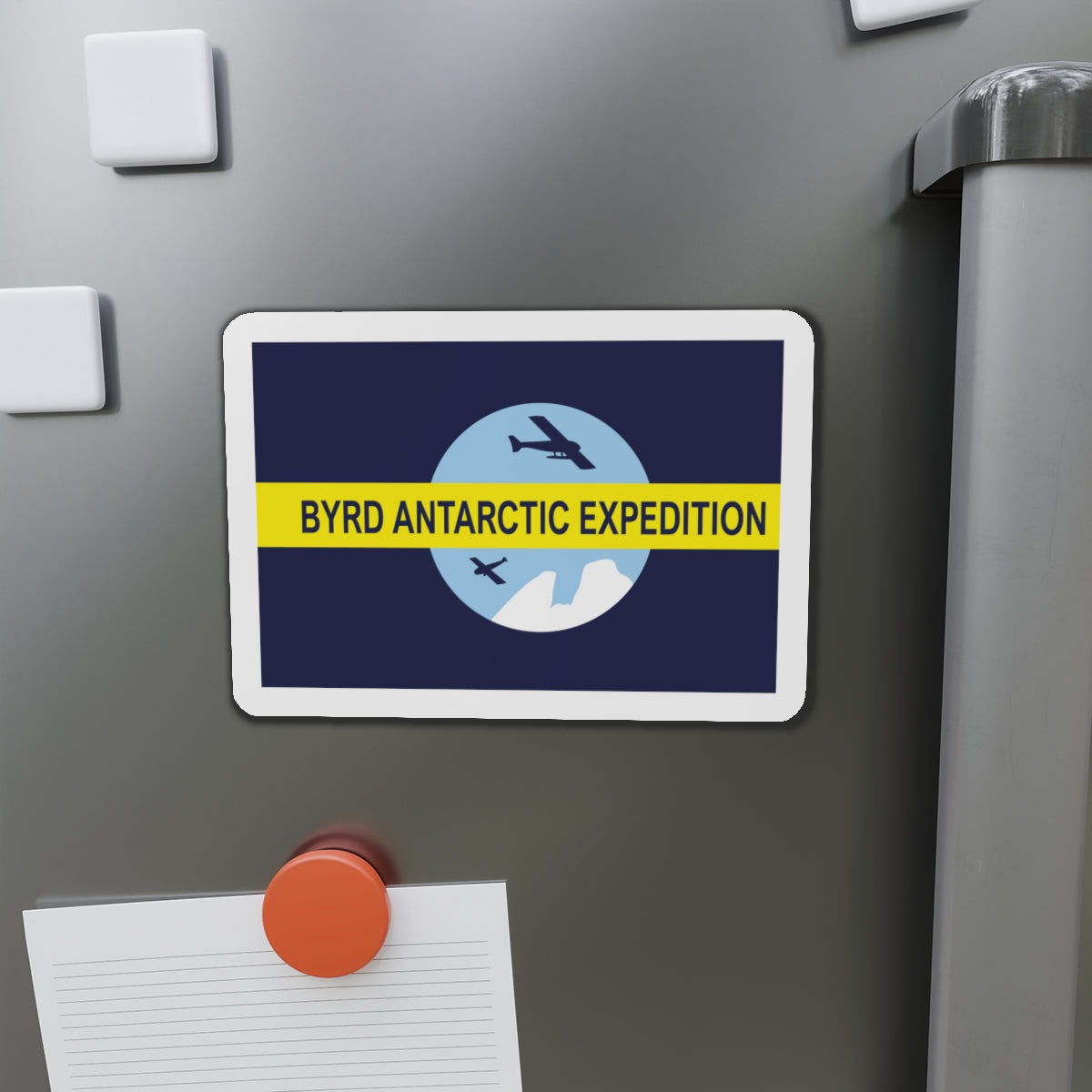 Flag of Byrd's Second Antarctic Expedition - Die-Cut Magnet-The Sticker Space