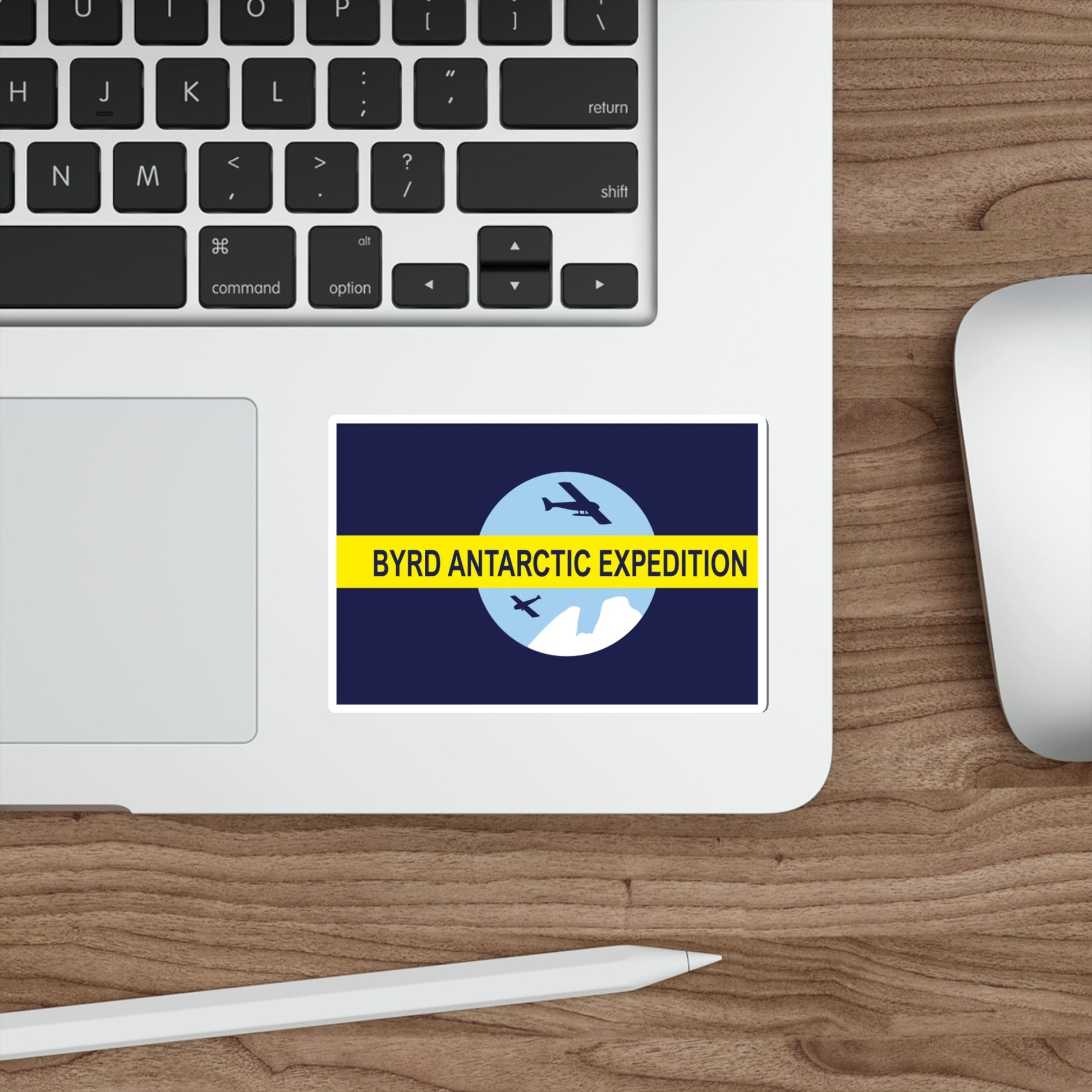 Flag of Byrd's Second Antarctic Expedition STICKER Vinyl Die-Cut Decal-The Sticker Space