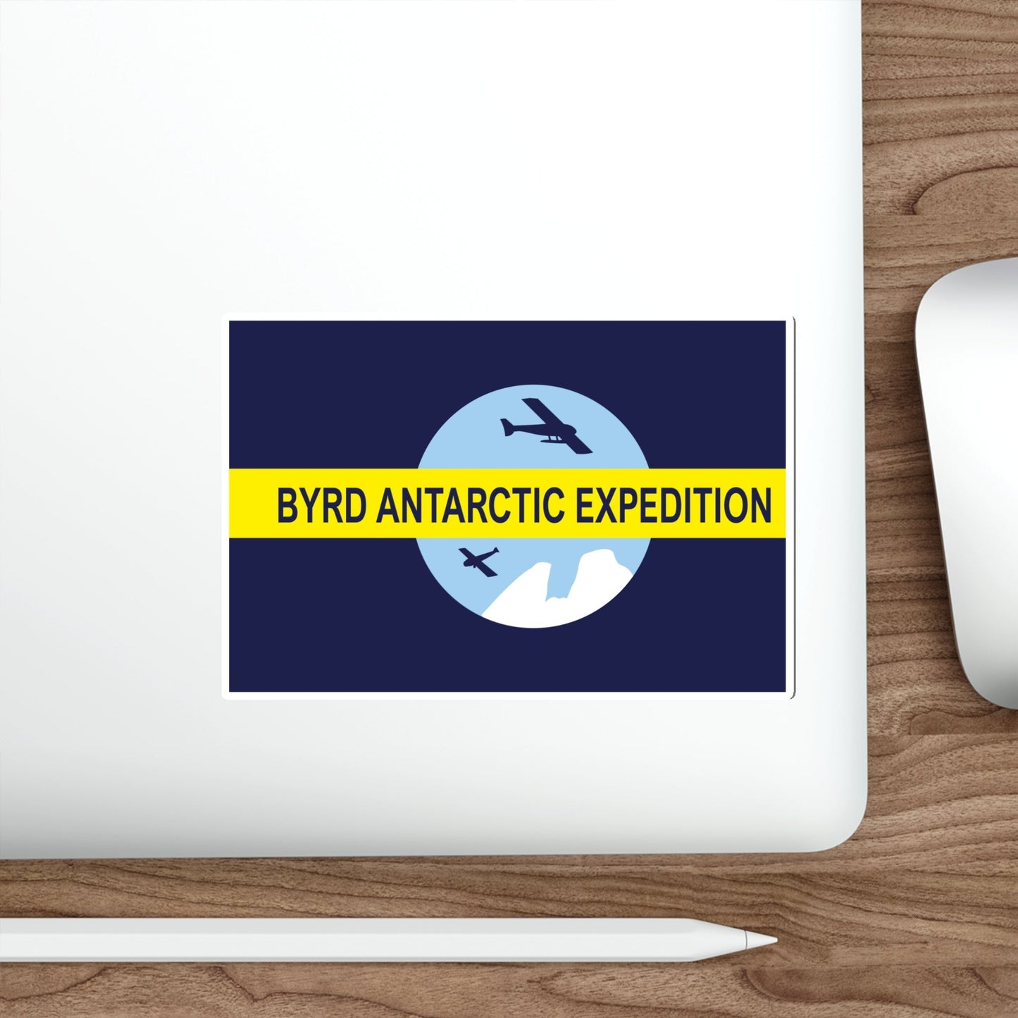 Flag of Byrd's Second Antarctic Expedition STICKER Vinyl Die-Cut Decal-The Sticker Space