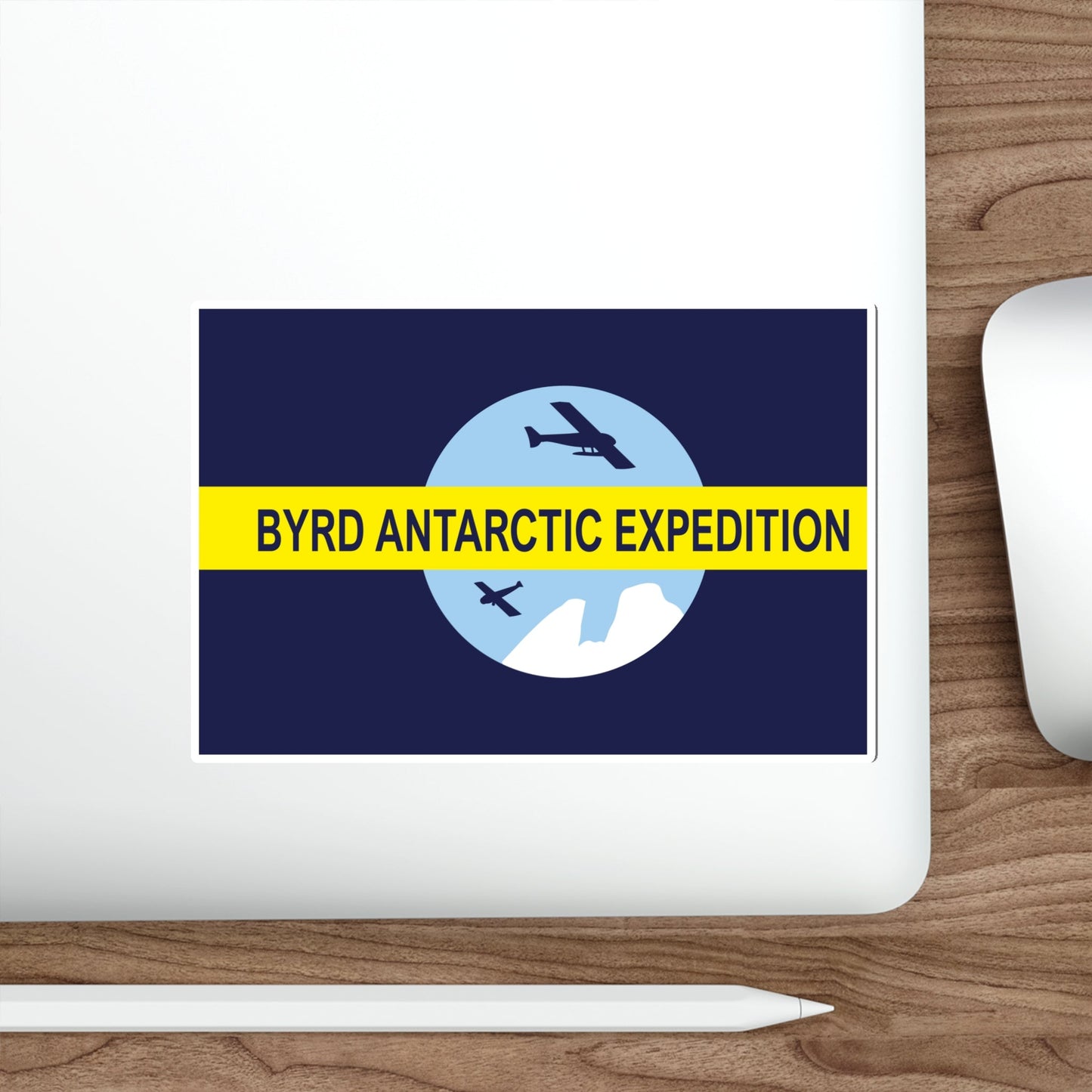 Flag of Byrd's Second Antarctic Expedition STICKER Vinyl Die-Cut Decal-The Sticker Space