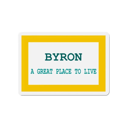 Flag of Byron Wyoming - Refrigerator Magnet 3 Inch - The Sticker Space
