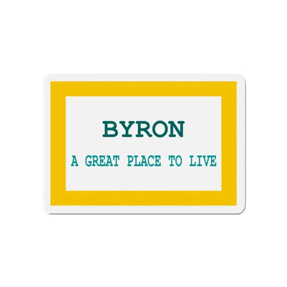 Flag of Byron Wyoming - Refrigerator Magnet 4 Inch - The Sticker Space
