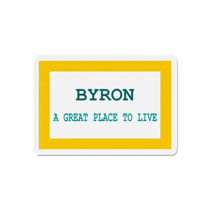 Flag of Byron Wyoming - Refrigerator Magnet 6 Inch - The Sticker Space