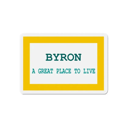 Flag of Byron Wyoming - Refrigerator Magnet - The Sticker Space