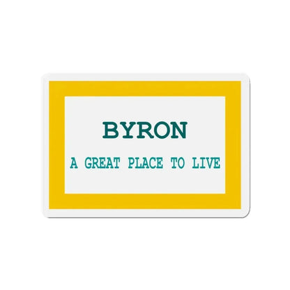 Flag of Byron Wyoming - Refrigerator Magnet - The Sticker Space