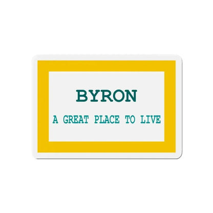 Flag of Byron Wyoming - Refrigerator Magnet - The Sticker Space
