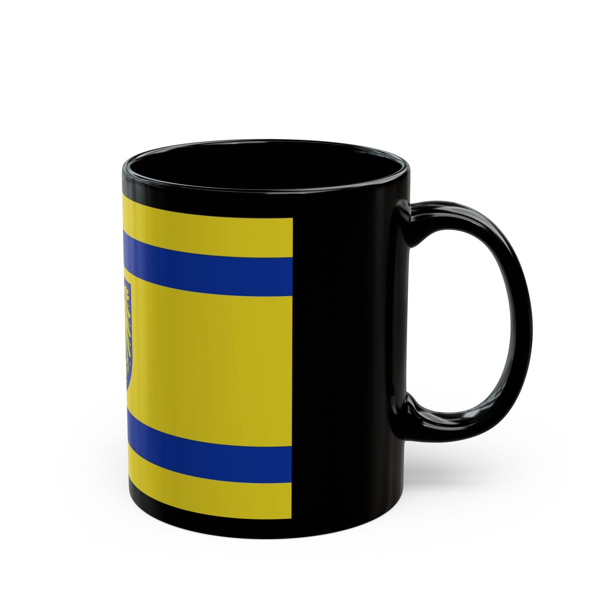 Flag of Bytom Poland - Black Coffee Mug-The Sticker Space