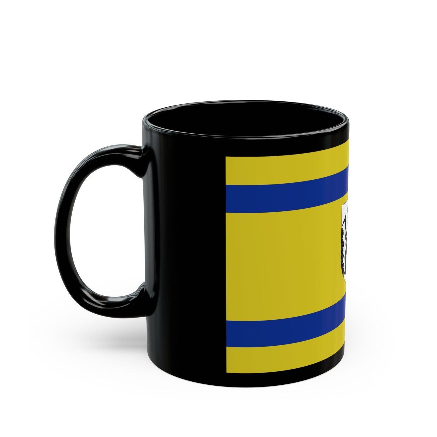 Flag of Bytom Poland - Black Coffee Mug-The Sticker Space