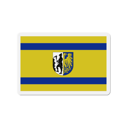 Flag of Bytom Poland - Die-Cut Magnet-2" x 2"-The Sticker Space