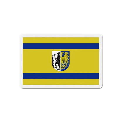 Flag of Bytom Poland - Refrigerator Magnet 6 Inch - The Sticker Space