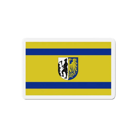 Flag of Bytom Poland - Refrigerator Magnet 6 Inch - The Sticker Space