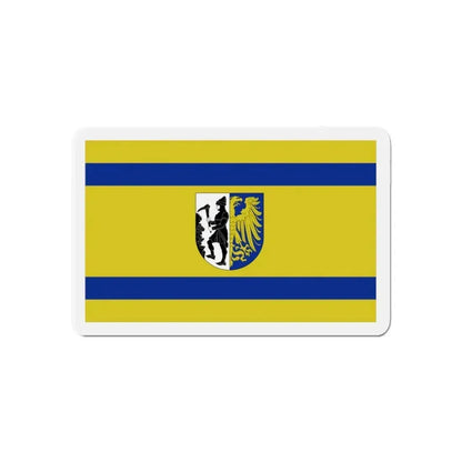 Flag of Bytom Poland - Refrigerator Magnet - The Sticker Space