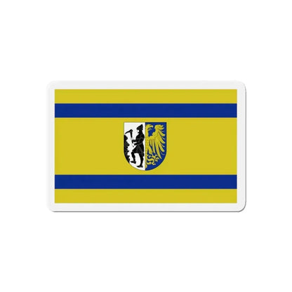 Flag of Bytom Poland - Refrigerator Magnet - The Sticker Space