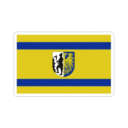 Flag of Bytom Poland STICKER Vinyl Die-Cut Decal 2 Inch - The Sticker Space