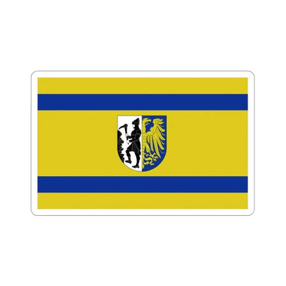 Flag of Bytom Poland STICKER Vinyl Die-Cut Decal 3 Inch - The Sticker Space