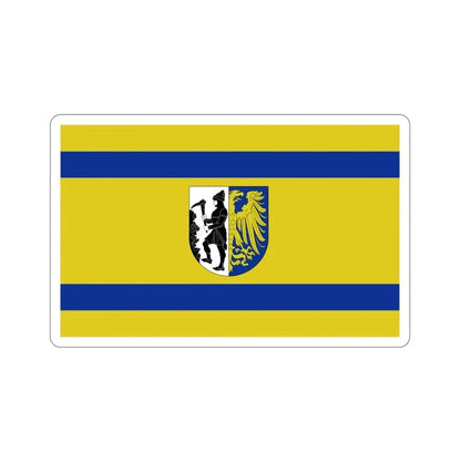 Flag of Bytom Poland STICKER Vinyl Die-Cut Decal 6 Inch - The Sticker Space