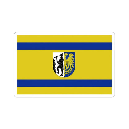 Flag of Bytom Poland STICKER Vinyl Die-Cut Decal - The Sticker Space