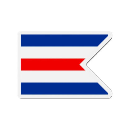 Flag of C Pennant C Doppelstander provisional civil ensign Merchant flag of Germany 1946–1949 Germany - Refrigerator Magnet 2 Inch - The Sticker Space
