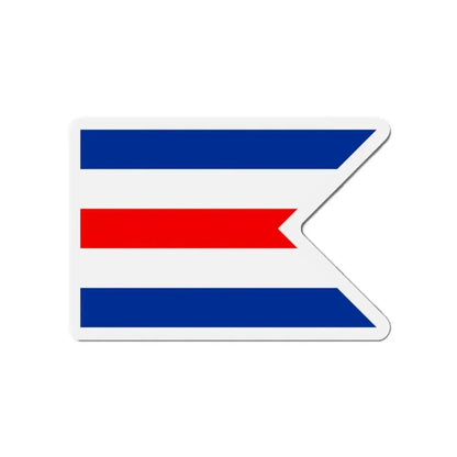 Flag of C Pennant C Doppelstander provisional civil ensign Merchant flag of Germany 1946–1949 Germany - Refrigerator Magnet 4 Inch - The Sticker Space