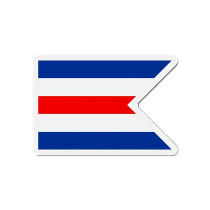 Flag of C Pennant C Doppelstander provisional civil ensign Merchant flag of Germany 1946–1949 Germany - Refrigerator Magnet 5 Inch - The Sticker Space