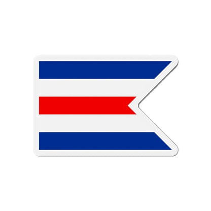 Flag of C Pennant C Doppelstander provisional civil ensign Merchant flag of Germany 1946–1949 Germany - Refrigerator Magnet 6 Inch - The Sticker Space