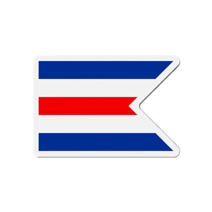 Flag of C Pennant C Doppelstander provisional civil ensign Merchant flag of Germany 1946–1949 Germany - Refrigerator Magnet - The Sticker Space