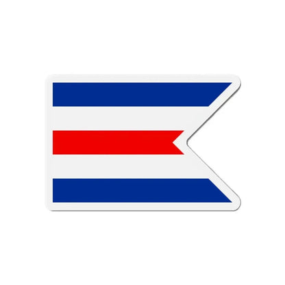 Flag of C Pennant C Doppelstander provisional civil ensign Merchant flag of Germany 1946–1949 Germany - Refrigerator Magnet - The Sticker Space