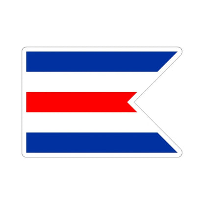 Flag of C Pennant C Doppelstander provisional civil ensign Merchant flag of Germany 1946–1949 Germany STICKER Vinyl Die-Cut Decal 2 Inch - The Sticker Space
